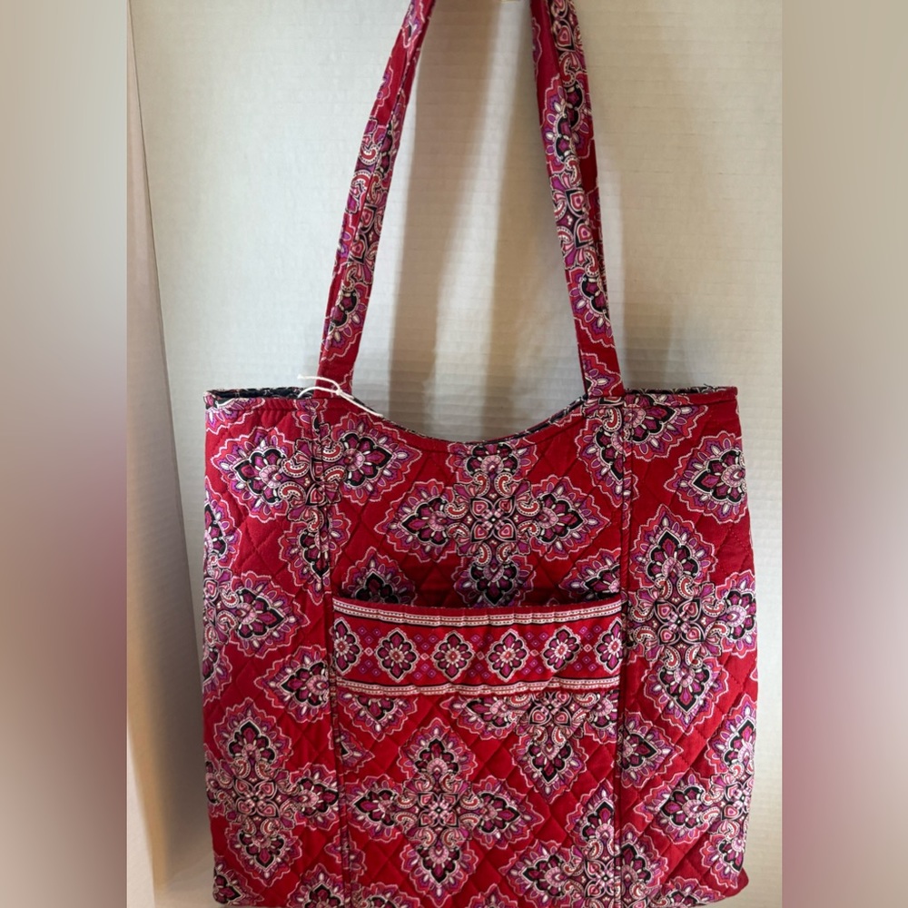 Vera Bradley, Retired Frankly Scarlet,Large Tote